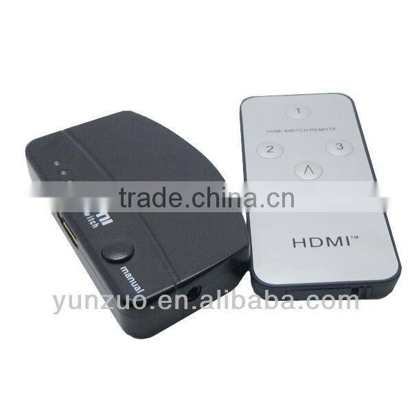 4 ports hdmi switch 3x1