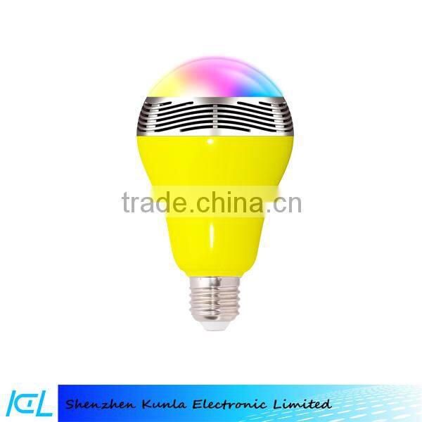 Bluetooth LED lights music speaker for home