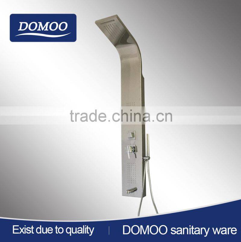 Alibaba China stainless steel shower panel with spout