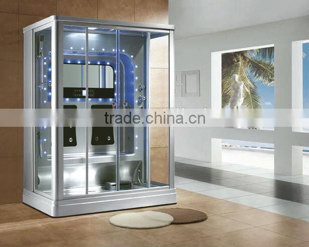 Y842 multifunction fashion whirlpool sauna and steam combined room for 2 people