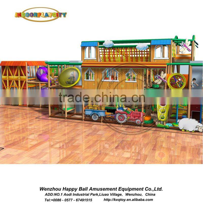 Happy Village Farm Theme Commercial Kids Indoor Playground Equipment