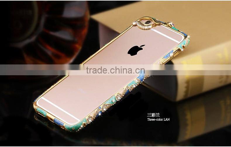 Cloisonne diamon frame for iphone 6/6plus