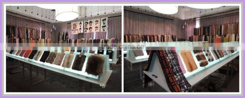 100% Acrylic super soft BOA plush knitting fur fabric clothing raw material alibaba china