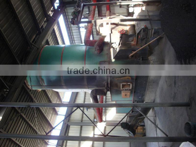 Wood fired conducting oil boiler