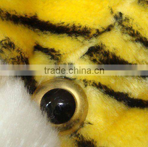 tiger shape winter hat,flush animal hat