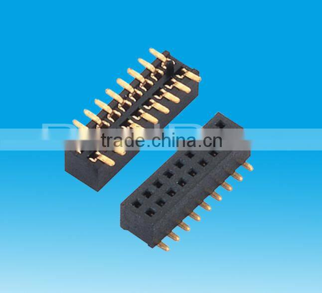 PCB Connector, 1.0mm Pitch Double Row SMT Female Header