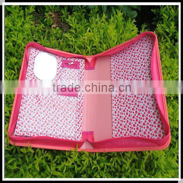 Zipper close with mirror children manager folder