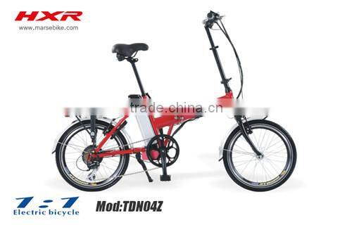 Folding electric bicycle