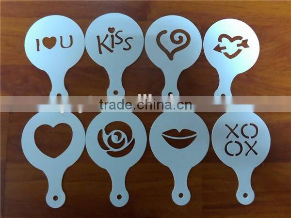 Set 8-piece Birthday/Wedding Cake Stencils YB-M-22