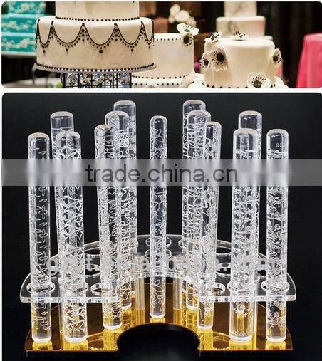 Pattern roller acrylic rolling pin decorative rolling pins