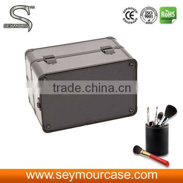 Aluminum Cosmetic Makeup Brush Storage Case