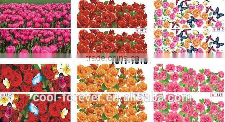 2016 Beauty Flowers Nail water sticker 3D decal nail sticker