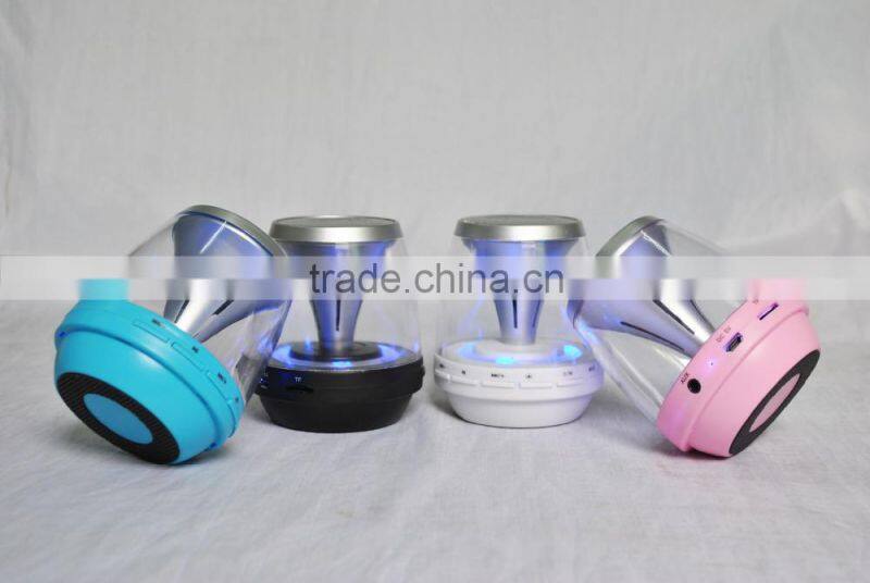 Best Super Bass Sound bluetooth speaker Mini Portable Amplifier Speaker with Led light TF Slot 2015