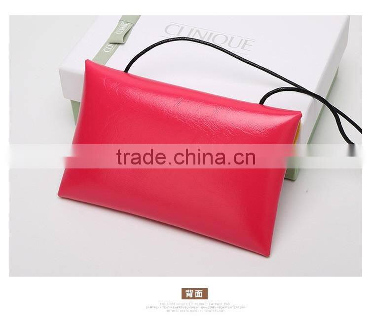 2016 Stylish wallet PU Leather Clutch Wallet multicolor envelope wallet