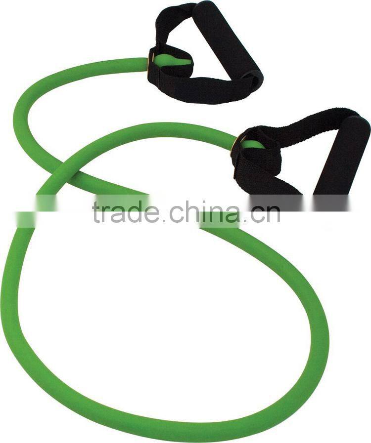 Custom muscle exerciser latex tube resistance exercise band logo
