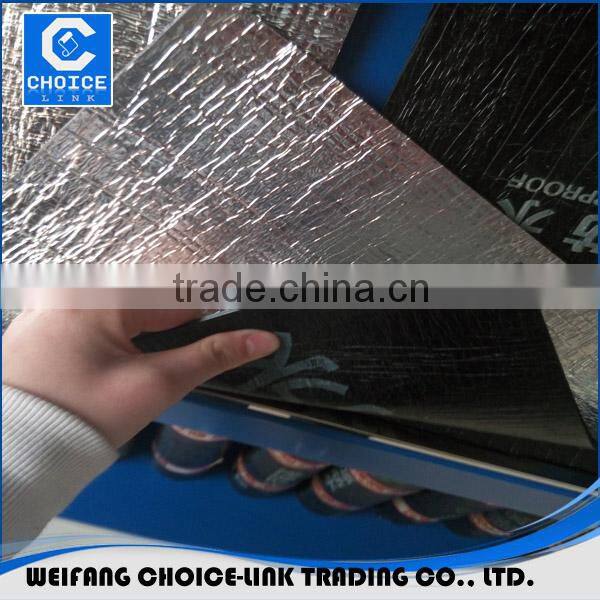 surface with aluminium self adhesive bitumen membrane width of 1m