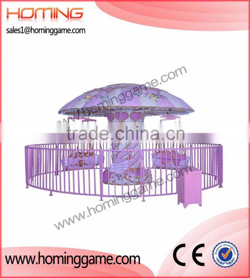 Best sell Flying chairs 12P Carousel kiddie rides/carousel rides