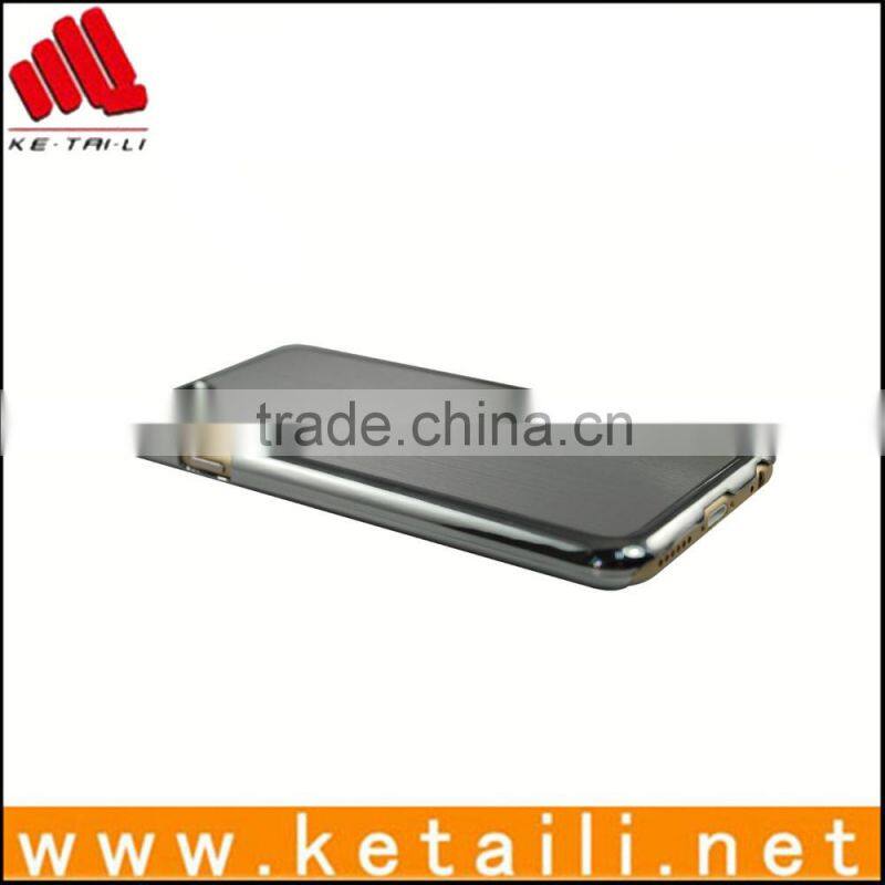 Best Selling Silver Color Metallic PC Mobile Phone Case for iPhone 6