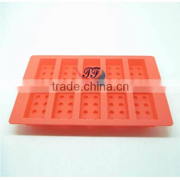 hot sale food grade 10 cavity silicone ice cream tray for DIY/ice tray mould