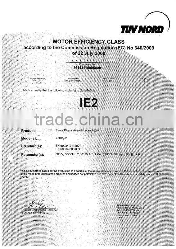 yl132M2 single phase ac electric motor 7.5kw