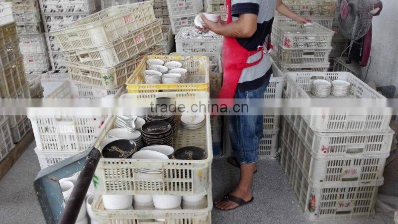 Elegant light blue cement decorative candle jars with copper lid match wedding ornament