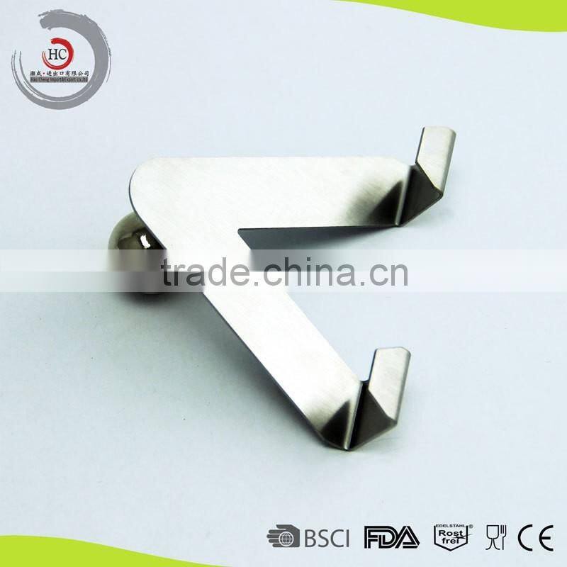 U shape stainless steel door hook bag hanger over the door hanging hook HC-SH26