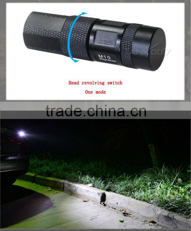 magnet led torch light with battery (M10-1)