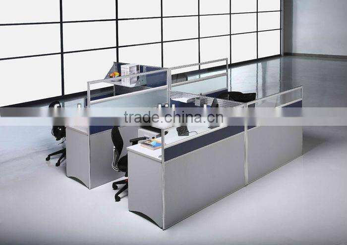 Office Staff Partition with Manager Seat (FOHBM-4L1414T-D)