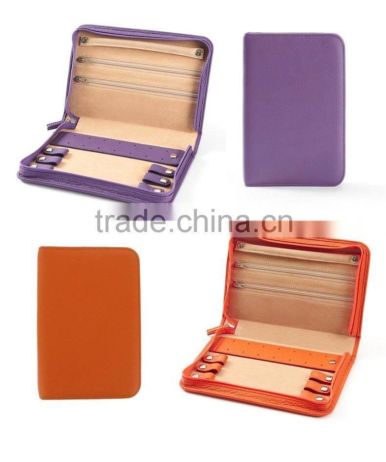 Fashionable High Quality Custom Small Leather Jewellry Bag