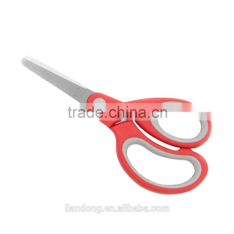HS0108 Bent Soft Handle Stainless Steel Household Scissors 5''
