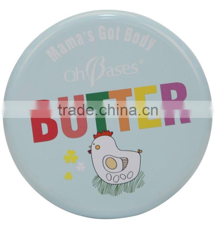 Cute round tin boxes for ornaments packing like necklace, earrings, bracelet,etc.