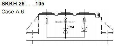 SKKT57-16E common thyristor module