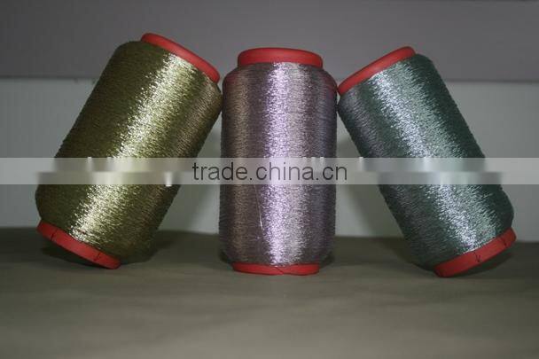 100% polyester metallic thread for embroidery