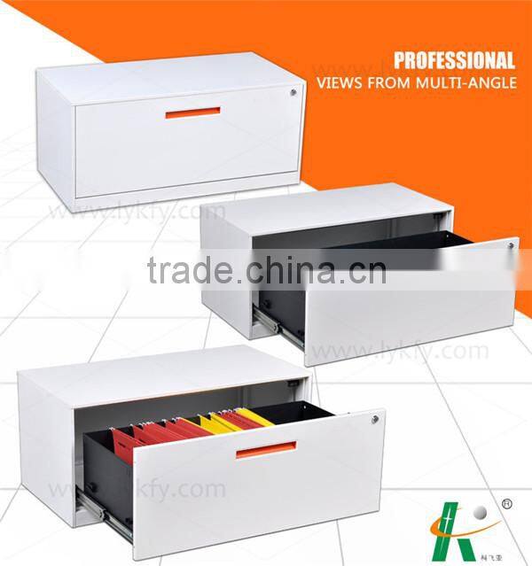 sell 1 drawer slimline high cost performance thick steel Cambodia pencil tray powder painted room saving filing cabinet