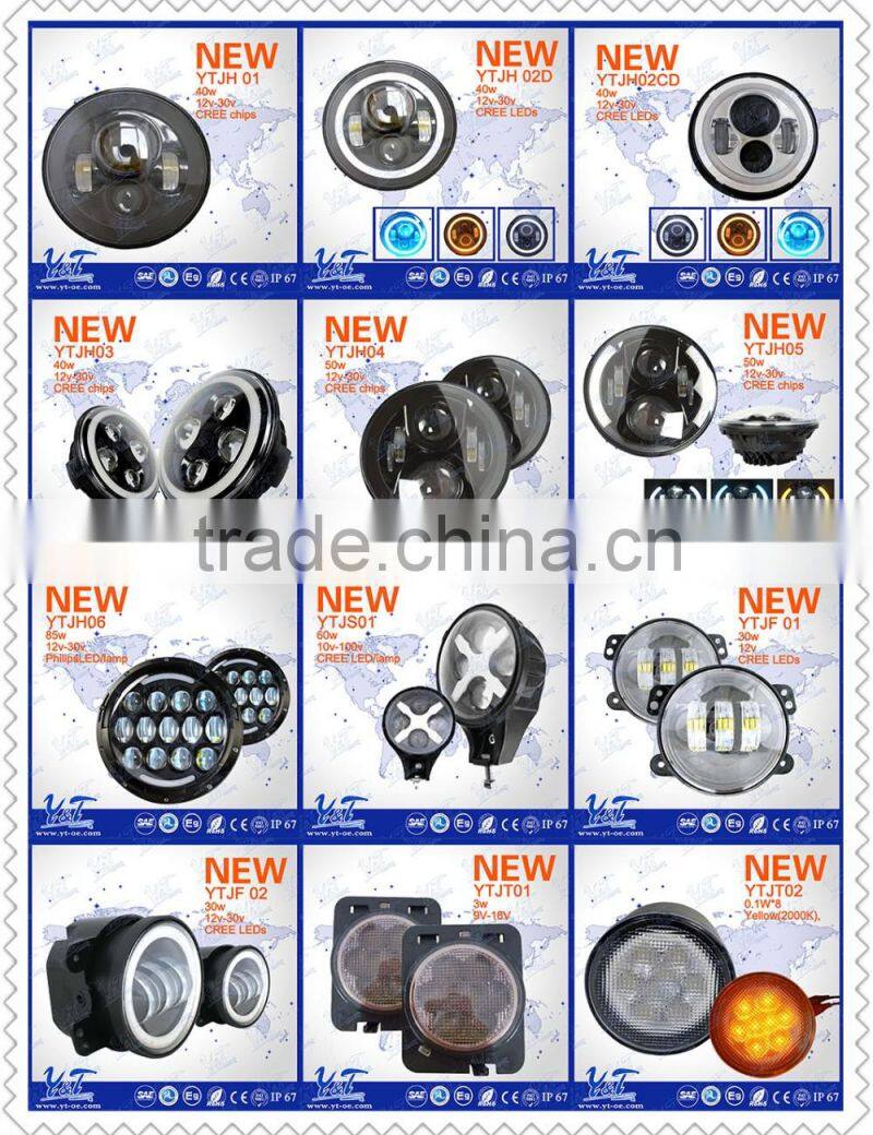 Motorcycle Bike SUV ATV Boat LED Front Headlight Spot Light Lamp DC 12V-80V 30W