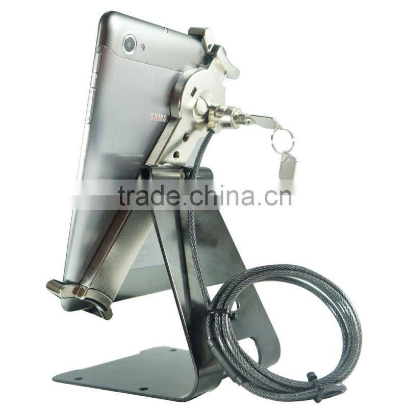 tablet lock Adjustable Tablet Anti-theft Security Display stand for 7-10.1" inch tablet pc for samsung for lenovo