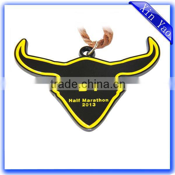 High quality die cast cheap enamel custom silver medal