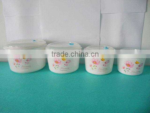 Microwave plastic bowl