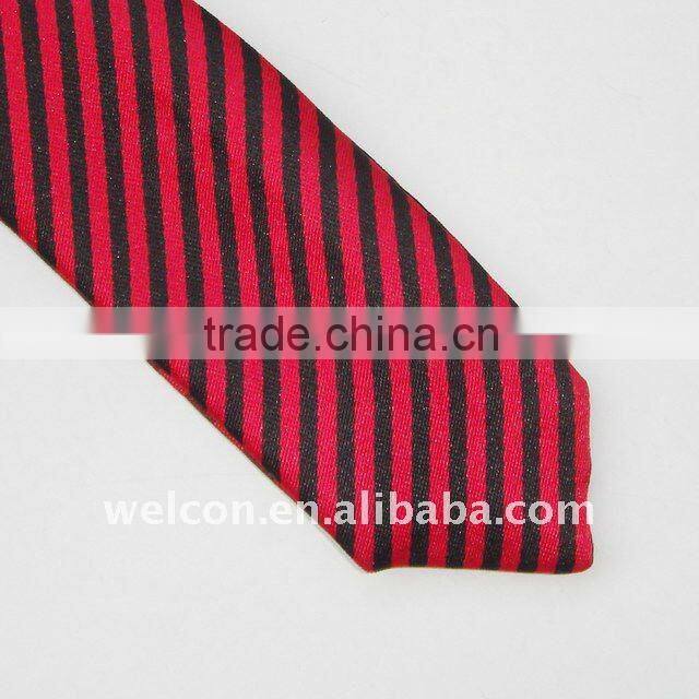 Men's 100% silk stripe necktie