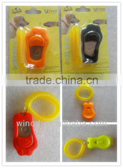 Plastic dog training clicker pet training clicker
