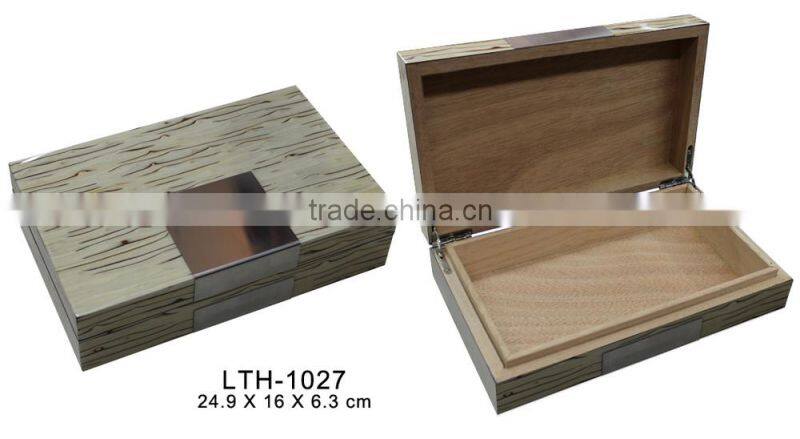 Unique design luxury wood box manufacturer