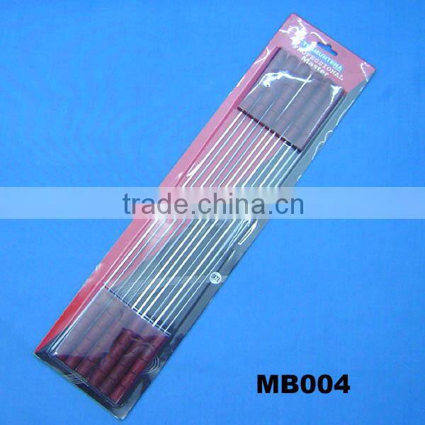 12pcs bbq iron skewer