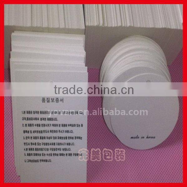 Discount New Coming Custom Clothing Hang Tags