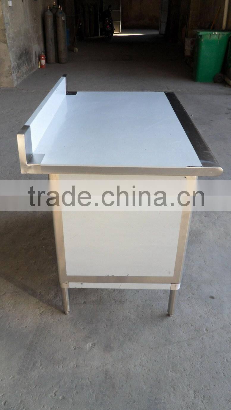 NSF Approval Stainless Steel Kitchen Dish Cabinet With Sliding Door / Knock Down Cabinet