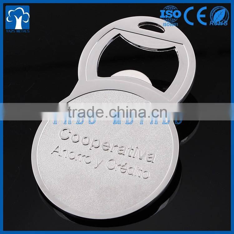 2016 soft enamel metal custom bottle opener