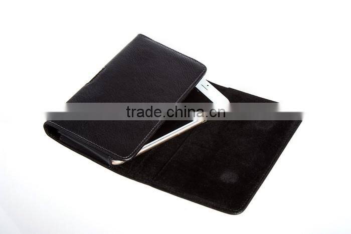 The factory wholesale high quality mobile phone waist leather case