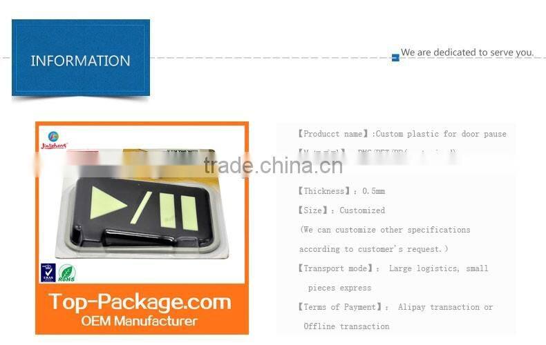 Custom Trasparent Plastic Blister Tray Packaging