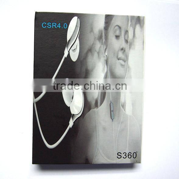 S360 Adjusted freely bluetooth headset 4.1 Sports Stereo invisible wireless bluetooth, Handsfree Music Bluetooth headset