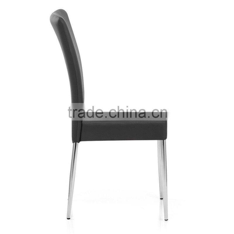 modern black dining chair