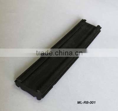 Bus luggage door hinge aluminum profile and rubber strip